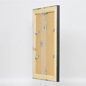 Efektný rám na obrazy z masívneho dreva 2240 čierny 59,4x84,1 cm múzejné sklo