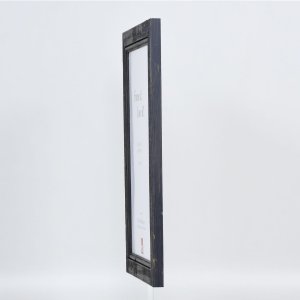Efektný rám na obrazy z masívneho dreva 2240 čierny 59,4x84,1 cm múzejné sklo